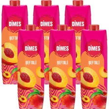 Dimes Şeftali Meyve Suyu 1 Lt x 6 Adet