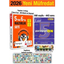 Tonguç Akademi 5'ten 6'ya Hazırlık Seti 2026 4 Kitap Yaz Tatili 5. Sınıf Tekrar Paragrafon 6. Sınıf Konu Özetli