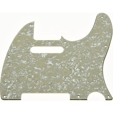 Jim Dunlop Fender Hybrid Glass Glitter Telecaster Silver Sparkle Pickguard