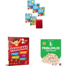 Model 2.sınıf Şahane Yaz Tatil Seti - 5 Kitap + Karne Kılıfı+Paragraf Sb+Problemler Sb Seti(3 Kitap)