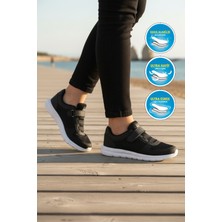 Walkway 616 G Siyah-Beyaz Kadın Günlük Ayakkabı