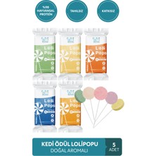 Muvicado Kedi Lolipopu Malt Destekli Kedi Ödülü Karışık Lezzetli Tavuklu Kedi Ödül Maması 5 Adet
