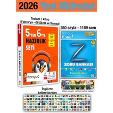Tonguç Akademi 5'ten 6'ya Hazırlık Seti 2026 4 Kitap Yaz Tatili 5. Sınıf Tekrar 6. Sınıf Konu Özet Zoru Bankası