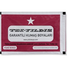 Tek Yıldız 10 - Kumaş Boyası Vişne Çürüğü 11 Gr