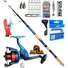 Oslo 3000 270CM 50-100GR Piranha Ultimate Rapala Maket Balık Spin Olta Takımı Seti
