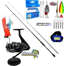 Oslo Okuma Wave Power 4000 274CM 10-35GR Daiwa Rs Karbon Turna Spin Olta Takımı Seti