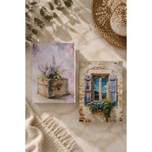 giftkonsept Vintage Floral Cottagecore Temalı Çizgisiz Defter Seti