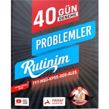 Paraf Yayınları Tyt Problemler Rutinim 40'lı Deneme
