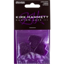 Jim Dunlop 47PKH3NPS Kirk Hammett Signature Jazz Iıı 6'lı Pena Gitar Penası