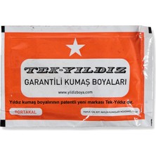 Tek Yıldız 44 - Kumaş Boyası Portakal 11 Gr