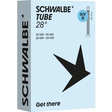 Schwalbe SCV15 Clik Valve Yeni Sistem Siboplu Yol Bisikleti Iç Lastik 700X23-30C 60MM 10465134