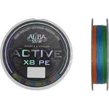 Albastar Active 8x 0.17MM 300M Multicolor 8 Örgü Ip Misina 16KG Çeker
