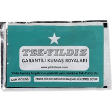 Tek Yıldız 35 - Kumaş Boyası Cam Göbeği 11 Gr