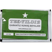 Tek Yıldız 47 - Kumaş Boyası Zeytini 11 Gr