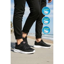 Walkway 2029 G Siyah-Beyaz Unisex Spor  Ayakkabı