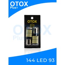 Otox P21W | 144 LED 93 Serisi BA15S | 1156 Tek Duy 6000K Beyaz LED Ampul | Park Geri Vites Stop Iç Aydınlatma 2’li Set