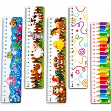 Neslinin Eli 5'li 20 cm Cetvel Takımı