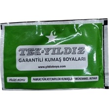 Tek Yıldız 37 - Kumaş Boyası Koyu Filizi 11 Gr