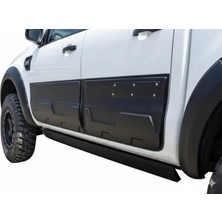 TMZ Garage Ford Ranger T6 T7 T8 Jumbo Kapı Gövde Kaplama Kabartma Koruma Siyah