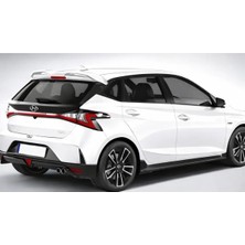 TMZ Garage 2020+ Hyundai I20 Yarasa Spoiler Plastik Beyaz Boyalı | Sportif Tasarım | Birebir Uyum