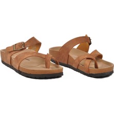 Pierre Cardin PC-7547 Z Taba Kadın Terlik