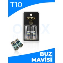 Otox T10 | Buz Mavisi ( Ice Blue ) | Canbus | LED Park Ampulü 6000K Buz Mavisi – Plakalık & Tavan Aydınlatma Uyumlu (2’li Set)