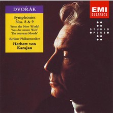 Kadıköy Plak Kulübü Dikkat CD !!! Antonín Dvořák & Berliner Philharmoniker & Herbert Von Karajan – Symphonies Nos. 8 & 9 'from The New World' - 'aus Der Neuen Welt' - 'du Nouveau Monde' CD