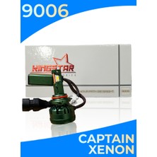 Kingstar LED Xenon Far Ampulü | Kıngstar Captaın Serisi | 12.000 Lumen | Beyaz Işık | Canbus