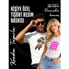 spldizayn Fotoğraf Baskılı Tişört Unisex Pamuklu Kumaş Kişiye Özel