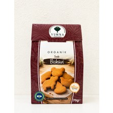 Yumna Organik Organik Sertifikalı Sade Şekilli Bisküvi KATKISIZ70GR.