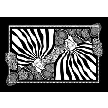 Muguetarts %100 Pamuk El Yapımı Tasarım Desenli Büyük Boy  Peştemal 1.30X1.60CM.