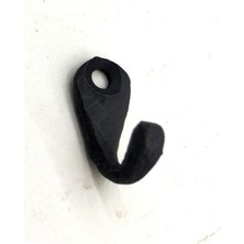 Mudanis Antika Tarz Dekoratif Pirinç Tekli Mini Askı - 27X11 Mm, Oksit
