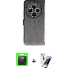 Marsilyan™- Redmi 14C Kılıf Siluet Işık Serisi - Şeffaf Pasifik Cam Ekran Koruyucu + Siyah Raze Metal Kamera Lens