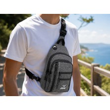 Bagacar Unısex Run Çok Gözlü Çapraz Askılı Bodybag Çanta