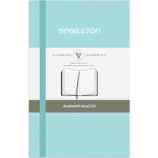 Die Grup Nota Bene Classic Sert Kapak Defter, Mavi, 9X14 cm