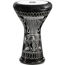 Die Grup Siyah 44,5 cm El Gravürü Darbuka, Estetik ve Kaliteli Ses