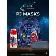 CLK Sports Pj Masks Anaokulu Çantası , Çift Gözlü Kalemlik - Lisanslı Matara Hediye