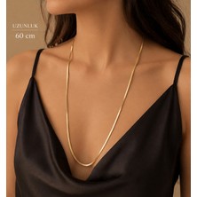 Masalca Premium Italyan Zincir 60 cm Çelik Kolye