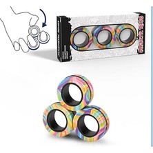 Dek Magnetic Ring Stres Giderici Manyetik Halka Oyuncak Relax Fidget Oyuncak Stres Yüzüğü