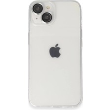 Semeglbl Newface Iphone 14 Kılıf Luko Lens Silikon - Gümüş