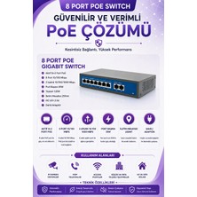 Linadex 8 Port Gigabit Poe Switch 8+2