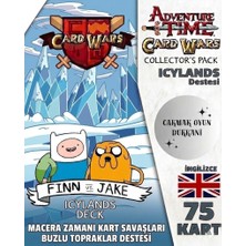 Çakmak Oyun Dükkanı Ingilizce Adventure Time Card Wars Icylands Destesi 75 Kart