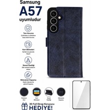 AHK Tekno Samsung Galaxy A57 Renkli̇ Yumuşak Kapaklı Kılıf / Ekran Koruyucu Seti