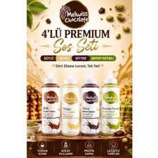 Çaylar Avm Melwiss Chocolate 4’lü Premium Tatlı Sos Seti Sütlü Beyaz Bitter Antep Fıstıklı 330 gr x 4