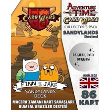 Çakmak Oyun Dükkanı Ingilizce Adventure Time Card Wars Sandylands Destesi 86 Kart