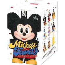 Ziventa Mickey Family Cute Together Labubu Serisi Anahtarlık Miki Charm Figürleri Blind Box Sevgili Hediyelik