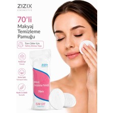 Zizix Makyaj Temizleme Pamuğu Peeling Etkili Yüzey,  Temizleyici Disk