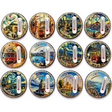 Twin Store Istanbul Temalı Buzdolapı Süsü Magnet ALK5405
