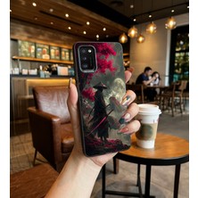 Powerfox Samsung A31 Uyumlu Samuray Baskı Desen Darbe Emici Telefon Kılıfı MK01A