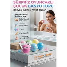 Ronanna Sürpriz Oyuncaklı Köpüren Banyo Topu Çocuklar Için Banyo Bombası Doğal Banyo Tuzu Seti 723202